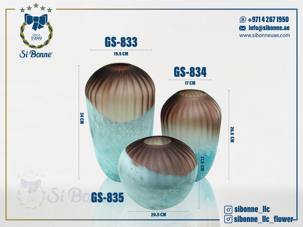 Glass Vase GS-834