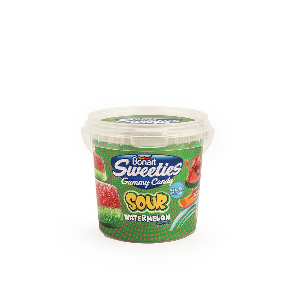 Bonart Sweeties Gummy Sour Watermelon PL-IML Bowl - 160g
