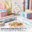 FL-1029 Metal Card Holder - Mickey Shape PINK MATTE 4.webp