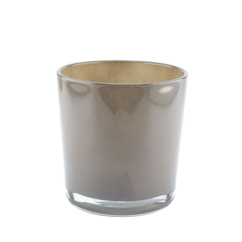 Display Cylinder Glass Ceramic Gray D13 H13
