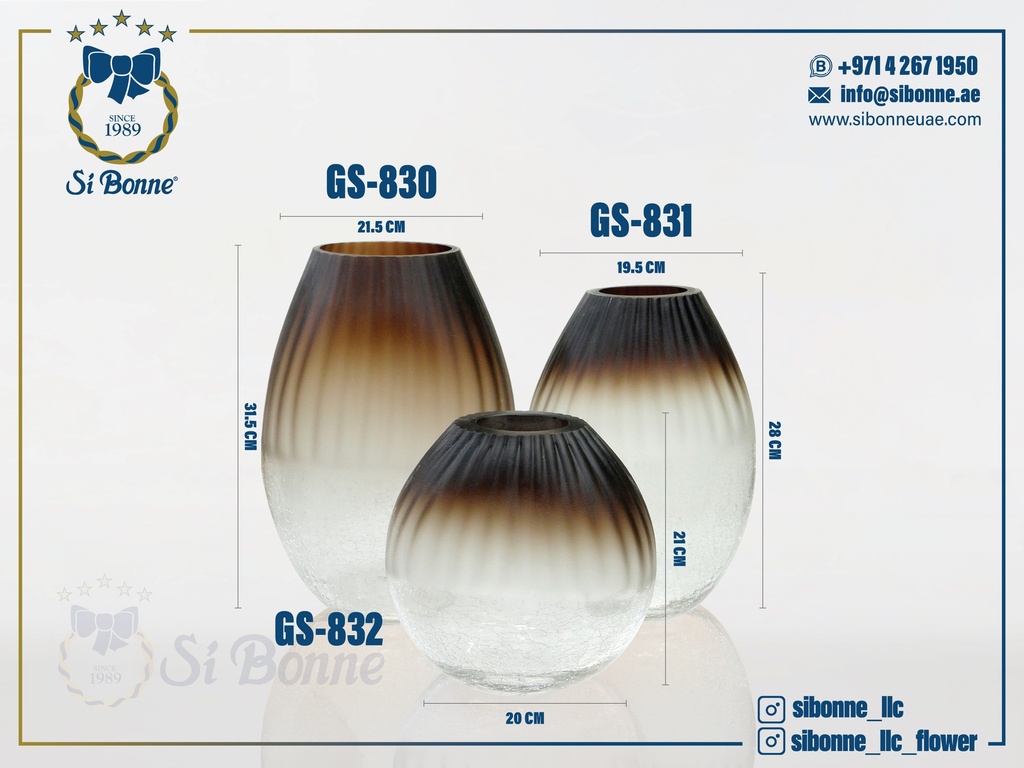 Glass Vase GS-831