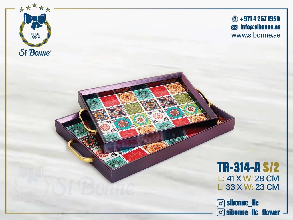 Wooden Tray TR-314