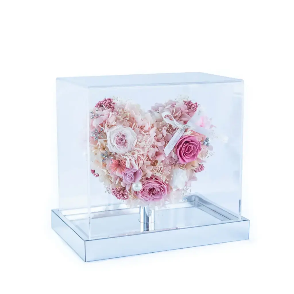Preserve Flower Deco Heart Decoration FLW-404